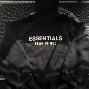 Essential Fear of god black hoodie